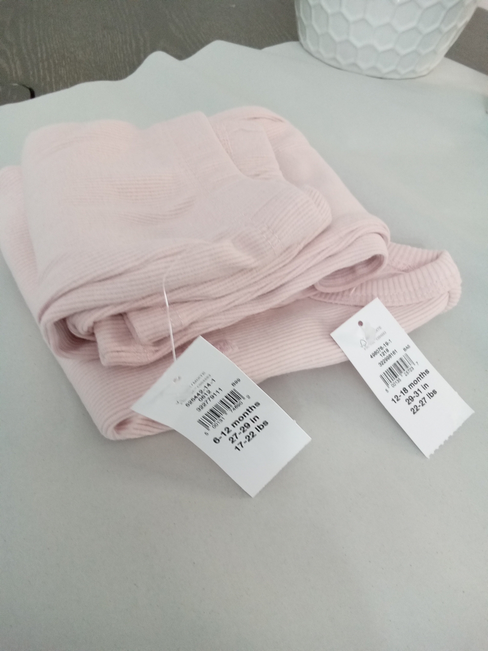 Baby Gap Baby Girls Pink Ribbed Ruffle Top & Flare Pants Set 6-12M NWT - Picture 12 of 12